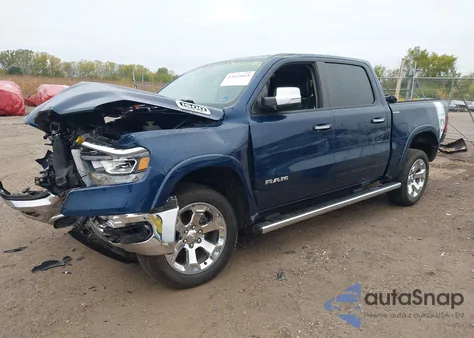 2020 Ram 1500 Laramie 4X4 5'7 Box z USA, uszkodzony, nr VIN 1C6SRFJT2LN385036